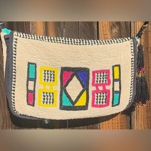 Anthropologie Jasper & Jeera beaded crossbody bag.